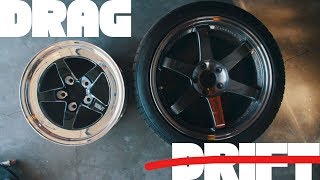 TRACTION for 800hp Drag wheels are here [upl. by Naujej]