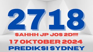 PREDIKSI SIDNEY 17 OKTOBER 2024  BOCORAN SYDNEY HARI INI  RUMUS SIDNEY JITU  SYDNEY HARI INI [upl. by Bravar]