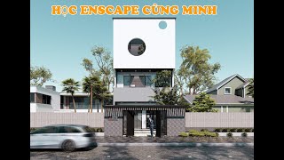 HỌC ENSCAPE CƠ BẢN CÙNG MINH BUỔI 1 LÀM QUEN ENSCAPE VÀ THỰC HÀNH REN NGOẠI THẤT [upl. by Nnilsia]