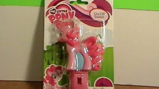 My Little Pony PINKIE PIE NIGHT LIGHT Review Bedtime is Magic by Bins Toy Bin [upl. by Westhead]