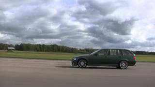 BMW ALPINA B8 46 Touring 17 wheels vs 19 wheels [upl. by Hebel]