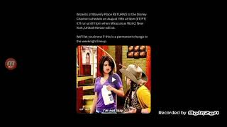 Wizards Of Waverly Place returns to Disney Channel on August 19 [upl. by Aiynat]