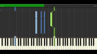 Gnossienne 1  Erik Satie Piano Tutorial Synthesia [upl. by Naitsabas]