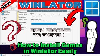 How to install games in Winlator🔥 Games installtion process for Winlator 80😱 Technical Gamer [upl. by Filberte]