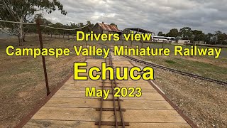 Drivers view Echuca Miniature Railway [upl. by Mayrim469]