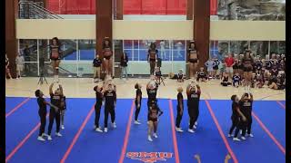 Navarro College Cheer 2024 LARGE COED [upl. by Ahsinnod34]