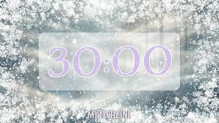 30 Minute Timer ❄️ Winter ☃️ [upl. by Enelrahc]