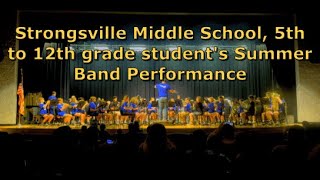 Part 1  Strongsville Middle School  5th to 12th grade students  Fantastic Performance [upl. by Gentilis]