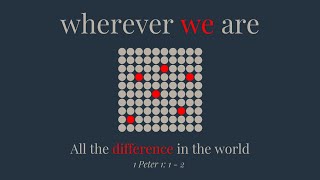 1 All the difference in the world  1 Peter 112 [upl. by Arrek]