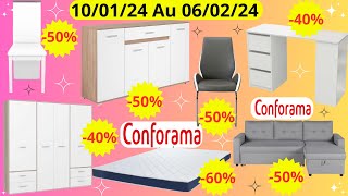 Nouveau Catalogue Conforama Semaine Prochaine Bons Plans Du 100124 Au 060224 [upl. by Adrienne]