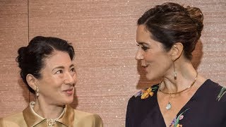 Kronprinsesse Mary og Masako skålede til kæmpe jubilæumsfest i Tokyo [upl. by Wylde611]