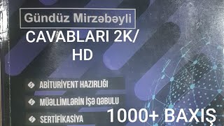 GÜNDÜZ MİRZƏBƏYLİ İNFORMATİKA TEST TOPLUSU CAVABLARI 2KHD [upl. by Rosenwald]