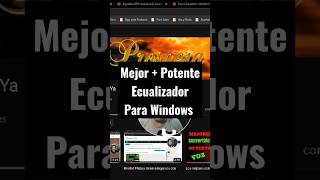 El Mejor y Más Potente Ecualizador para Windows con Efectos Especiales y Editor Música [upl. by Springer]