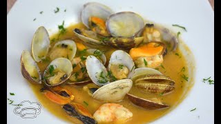 Sopa de pescado y mariscos para Navidad By JavierRomero [upl. by Plumbo56]