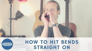 How to hit your blues harmonica bends straight on  Beginner Harmonica Lesson [upl. by Esil364]