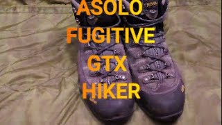 ASOLO FUGITIVE GTX HIKER  PRODUCT REVIEW [upl. by Redleh982]