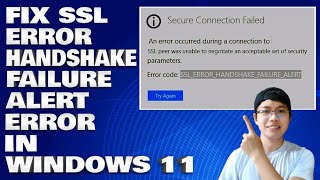 How To Fix SSL Error Handshake Failure Alert Error in Windows 1011 [upl. by Neeruam303]