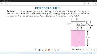 Meta center meta centric height and stability02 [upl. by Adnahsor]