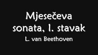 L van Beethoven Mjesečeva sonata I stavak [upl. by Eedna]