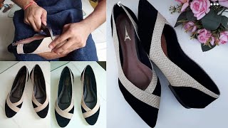 How to Make Handmade Ballet Shoe with Simple Tools  Easy Ballet Shoe Making Tutorial [upl. by Nile]