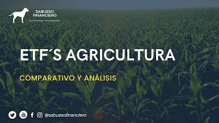 ETFS DE AGRICULTURA Y AGRONEGOCIOS  INVERTIR EN AGRICULTURA EN MÉXICO  SABUESO FINANCIERO [upl. by Yablon]