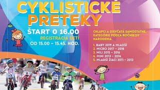 Detské cyklistické preteky  Teplička nad Váhom 2023 [upl. by Htebasil]