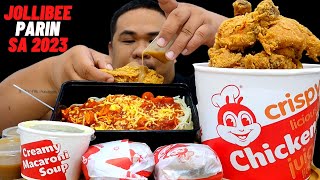 JOLLIBEE 2023  MUKBANG ASMR  MUKBANG PHILIPPINES [upl. by Tolman159]