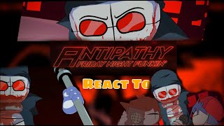 Antipathy Hank V1 FULL Week  Fnf Characters React To Tricky Madness Combat 6 Antipathy [upl. by Aicnom692]