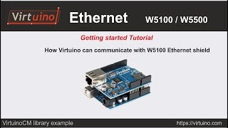 Virtuino  Ethernet connection with Arduino UNO  getting started tutorial [upl. by Yrollam]