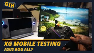 Rog Ally XG Mobile Test Cyberpunk 2077 And Red Dead Redemption 2 4k Ultra 60 FPS Ray Tracing [upl. by Yenohtna309]