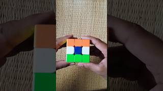 Wa batan wa batan song with rubiks cube Indian flag 🇮🇳 shorts indipendanceday2024 [upl. by Clywd964]