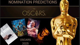 2025 OSCARS NOMINATION PREDICTIONS  OCTOBER UPDATE  ALL CATEGORIES [upl. by Yrnehnhoj102]