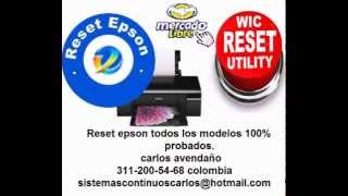 reset epson todos los modelos epson Artisan WorkForce [upl. by Franni]