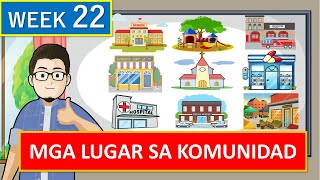 MGA LUGAR SA KOMUNIDAD  MELC BASED TAGALOG LESSON [upl. by Jordan775]