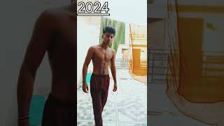 2023 TO 2024 BODY TRANSFORM NATURAL motivation gymlife fitness [upl. by Olfe]