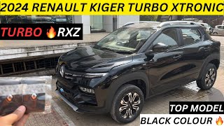 2024 Renault Kiger RXZ Turbo Xtronic Detailed Review  Turbo🔥 Renault Kiger Turbo Top Model Review [upl. by Aihseuqal]