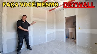 Como Fazer Parede de Drywall Gesso Acartonado Parte 02  Fixação das Placas de Gesso Acartonado [upl. by Aivatahs346]