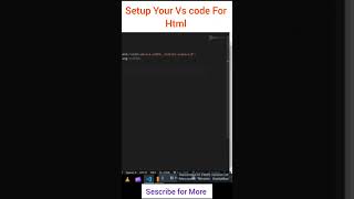 How to Set Up VSCode for HTML and Run Your Website  StepbyStep Guide [upl. by Octavia]