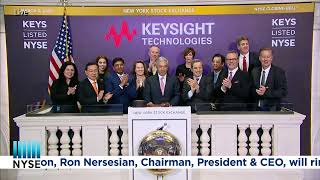 Keysight Technologies NYSE KEYS Rings The Closing Bell® [upl. by Anahsor]