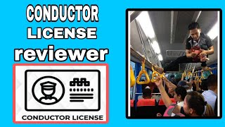 Conductors License exam reviewer [upl. by Myers427]