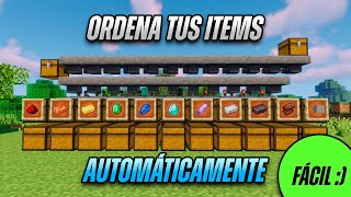 Como Ordenar tus Items Automáticamente Item Sorter en Minecraft 120  Tutorial [upl. by Zsa Zsa]