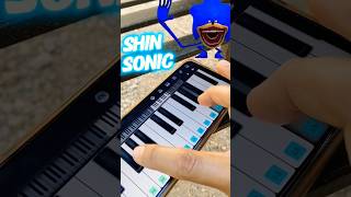 THEME SHIN SONIC ON PIANO SOUND EASY COVER Shorts shinsonic [upl. by Nol959]