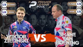 DAY 7 • PREMIERE LEAGUE POOL 2024 • WIKTOR ZIELINSKI VS SHANE VAN BOENING [upl. by Haldes401]