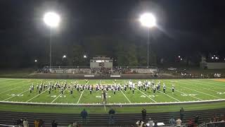 Lowellville Rocket Marching Band at Mineral Ridge Band Night [upl. by Amlas922]