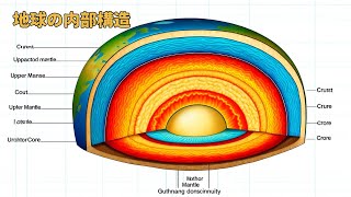 「地球の内部構造」いまさら聞けない世界の出来事。 地球科学 地震波 地殻 マントル 核 プレートテクトニクス 地球の構造 科学教育 地学 [upl. by Ciryl305]