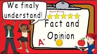 Fact and Opinion  Award Winning Fact amp Opinion Teaching Video  What is Fact and Opinion For Kids [upl. by Anaele]