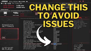 Fix Issues for i9 13900K and 14900K MSI Z790 Motherboard [upl. by Shanta]