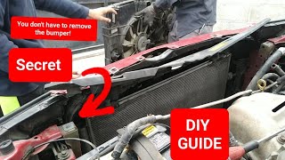 How to remove radiator fan assembly 0516 toyota rav4 DIYtoyota rav4 toyotarav4 radiador [upl. by Eilrebma]