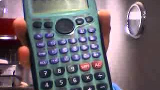 Faire un decompte avec une calculatrice CASIO fx92 [upl. by Nnateragram]