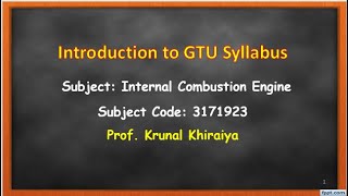 Introduction to GTU Syllabus 3171923 [upl. by Rebeca48]